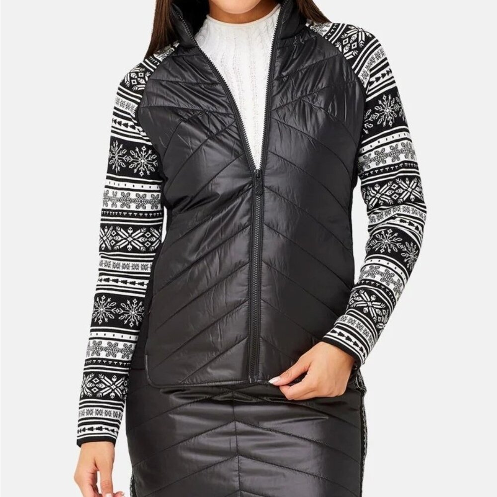 NWOT Krimson Klover Switchback Puffer Knit Jacket